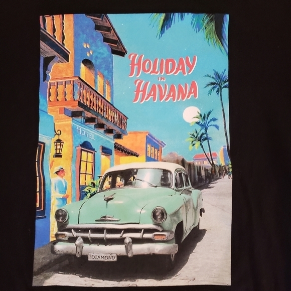 DIAMOND HOLIDAY IN HAVANA CUBA T SHIRT - Picture 2 of 5